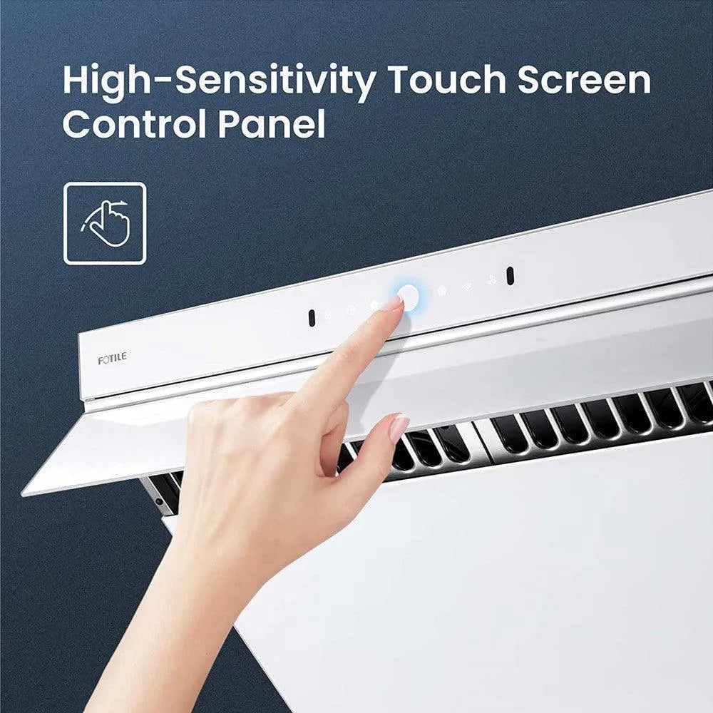Fotile Slant Vent Series 30 in. 1000 CFM Wall Mount Range Hood with Motion and Touch Activation with Color Options (JQG7505)