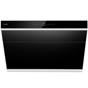 Fotile Slant Vent Series 30 in. 1000 CFM Wall Mount Range Hood with Motion and Touch Activation with Onyx Black/White Schott Color Options (JQG7505) main image.