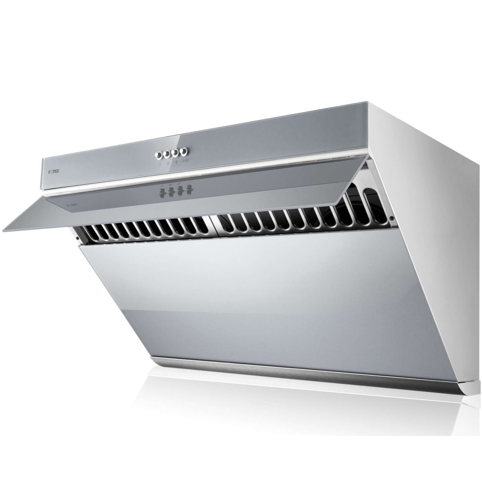 Fotile Slant Vent Series 30 in. 850 CFM Wall Mount Range Hood with Push Buttons and Color Options (JQG7522)