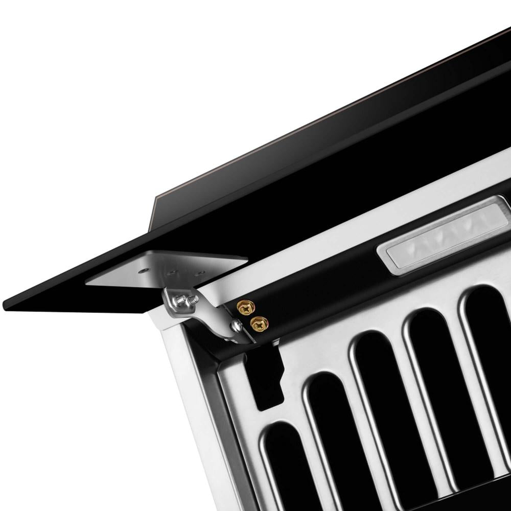 Fotile Slant Vent Series 30 in. 850 CFM Wall Mount Range Hood with Push Buttons and Color Options (JQG7522)
