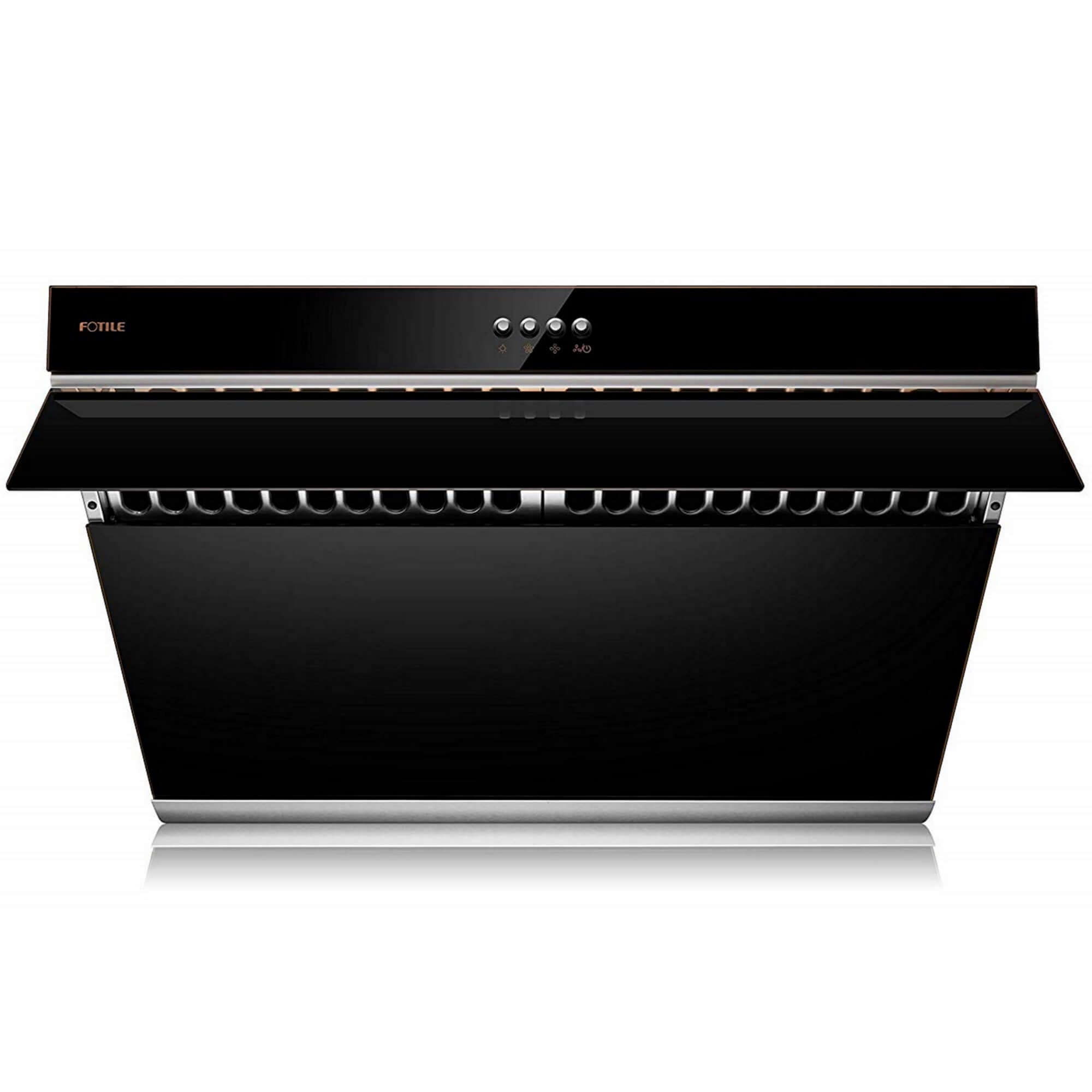 Fotile Slant Vent Series 30 in. 850 CFM Wall Mount Range Hood with Push Buttons and Color Options (JQG7522)