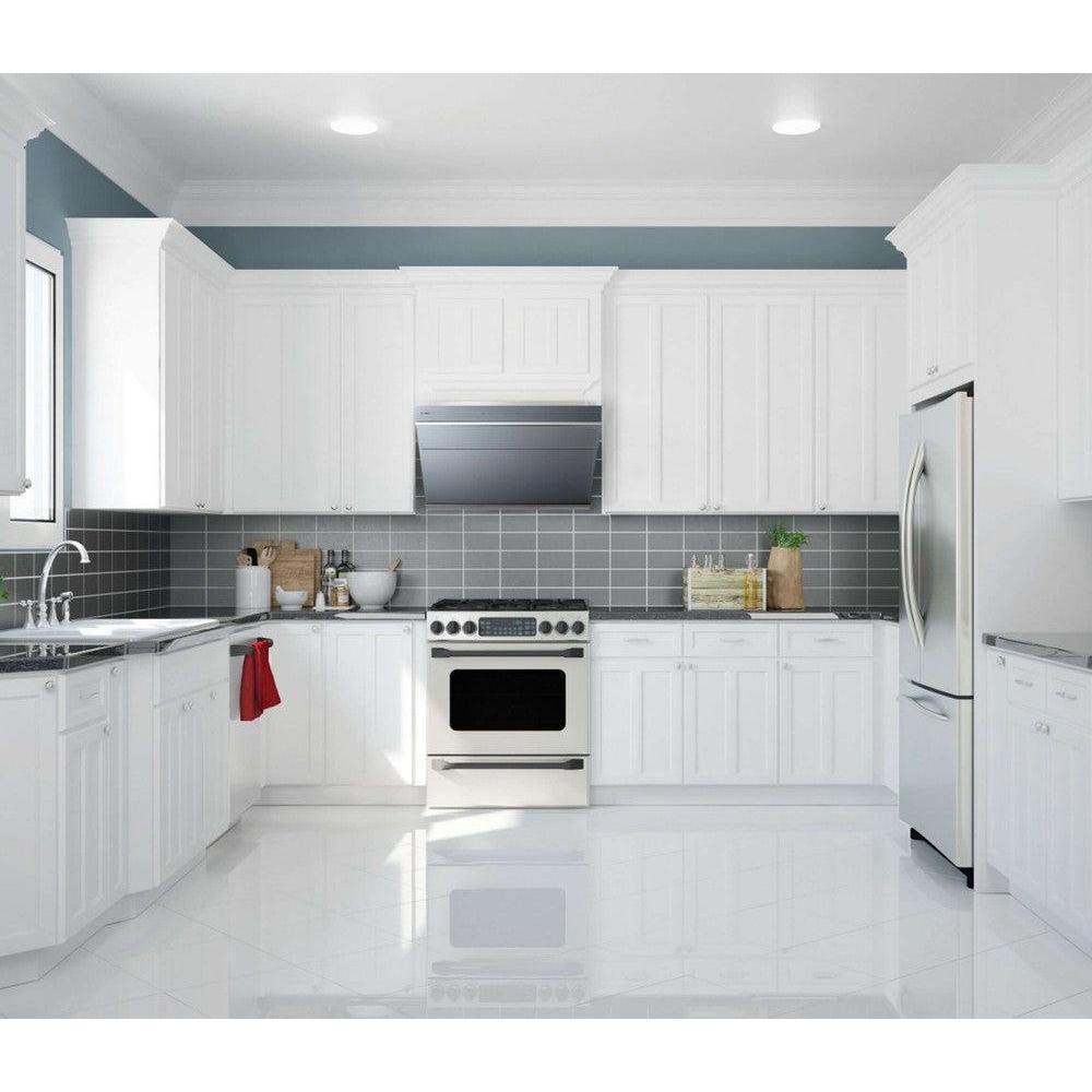 Fotile Slant Vent Series 30 in. 850 CFM Wall Mount Range Hood with Touchscreen and Color Options (JQG7501)