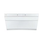 Fotile Slant Vent Series 36 in. 1000 CFM Wall Mount Range Hood with Motion and Touch Activation in White Schott Glass (JQG9006-W)