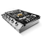 Fotile Tri-Ring Series 30 in. Gas Cooktop with 5 Burners in Stainless Steel (GLS30501)