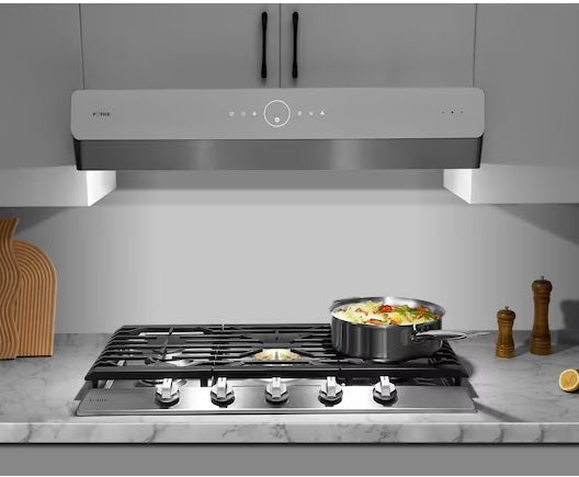 Fotile Tri-Ring Series 36 in. Gas Cooktop with 5 Burners in Stainless Steel (GLS36502)