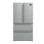 Forno Moena 36 in. 19 cu.ft French Door Counter Depth Refrigerator in Stainless Steel (FFRBI1820-36SB)