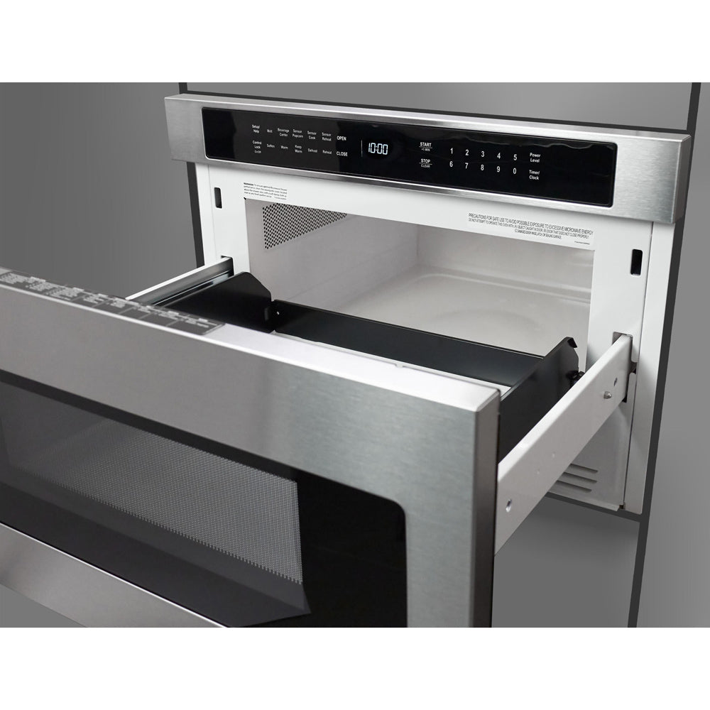 Fulgor Milano 24 in. 700 Series Built-In Microwave Drawer (F7DMW24S2)-