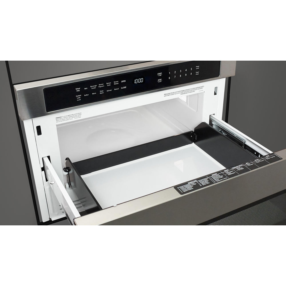 Fulgor Milano 24 in. 700 Series Built-In Microwave Drawer (F7DMW24S2)-