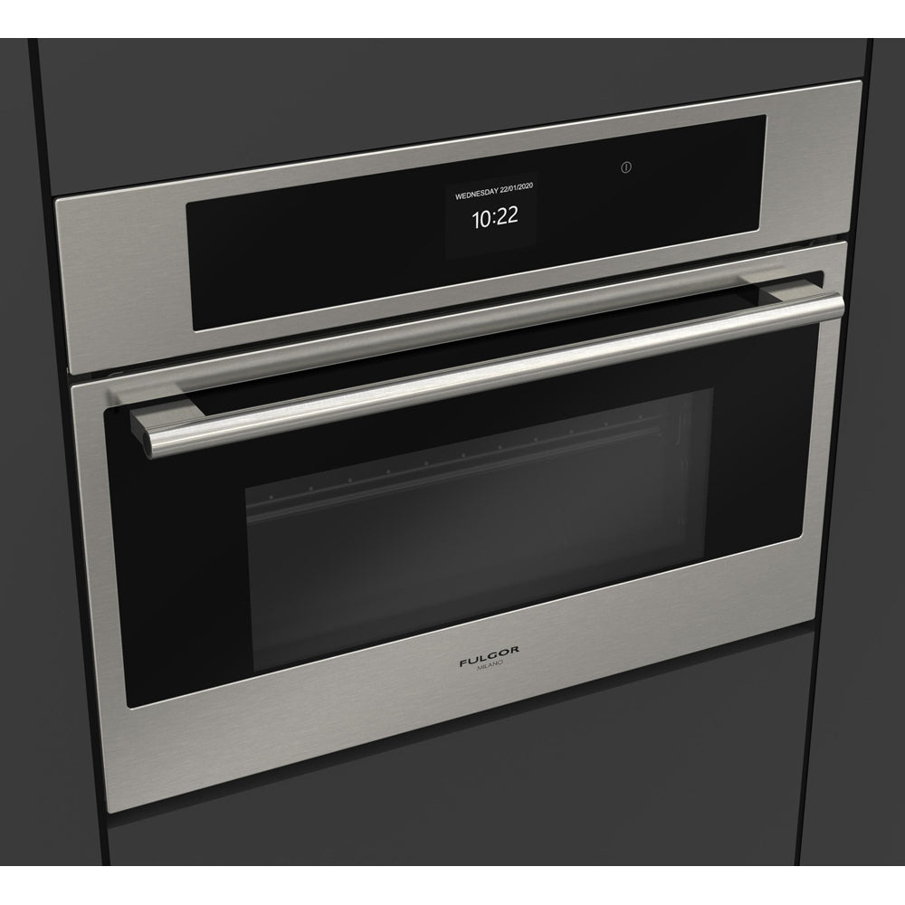 Fulgor Milano 24 in. 700 Series Combination Convection Steam Oven (F7SCO24S1)-