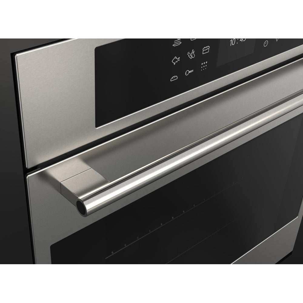 Fulgor Milano 24 in. Electric Single Wall Oven with Self Clean and Convection in Stainless Steel (F7SP24S1)-