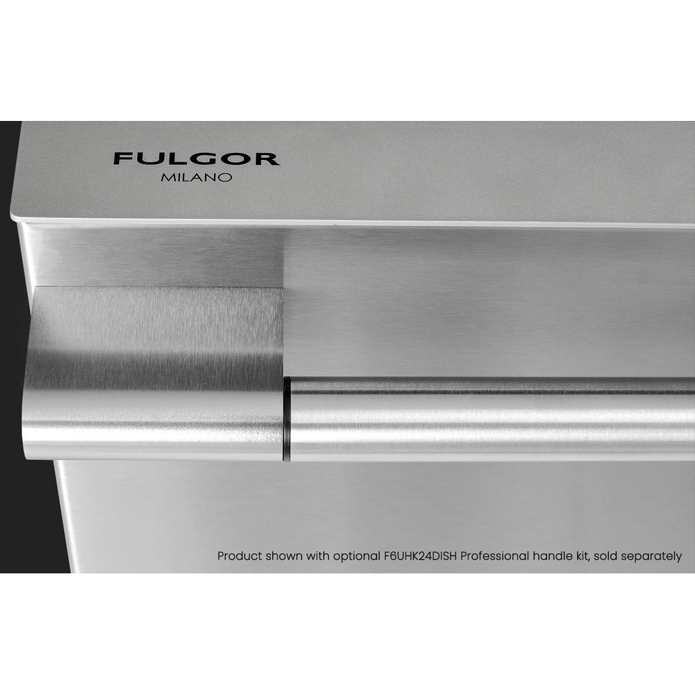 Fulgor Milano 24 in. Top Control Stainless Steel Dishwasher with Third Rack and Stainless Steel Tub (F6DWT24SS2)-