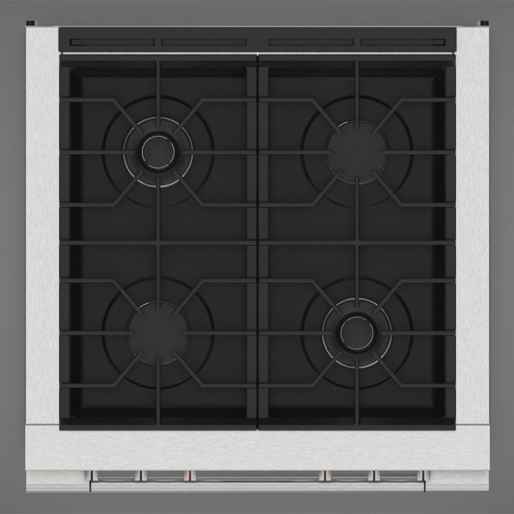 Fulgor Milano 30 in. 400 Series Accento All Gas Range in Stainless Steel (F4PGR304S2)-