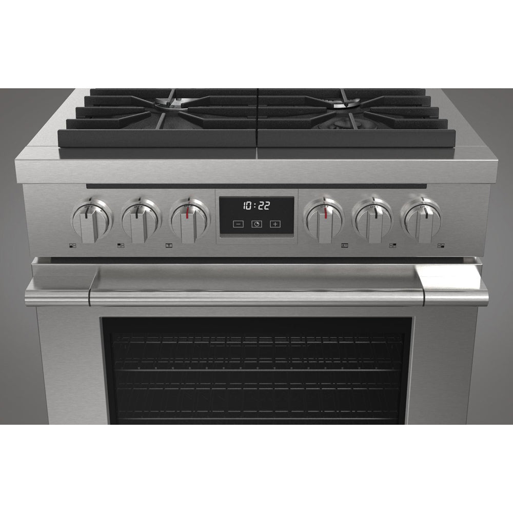 Fulgor Milano 30 in. 400 Series Accento All Gas Range in Stainless Steel (F4PGR304S2)-