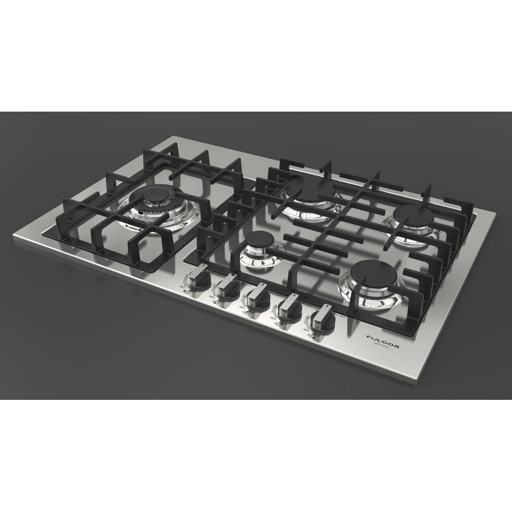Fulgor Milano 30" 400 Series Gas Cooktop with 5 Burners (F4GK30S1)