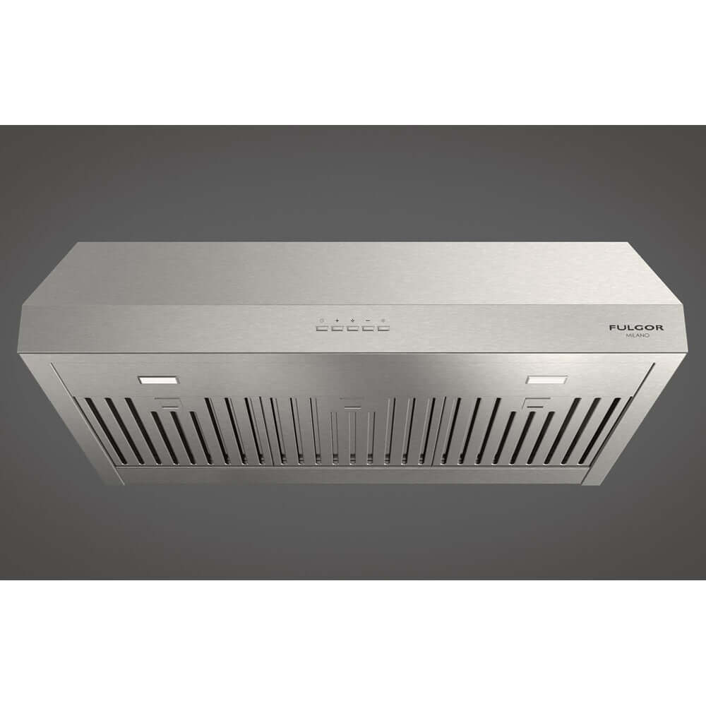 Fulgor Milano 30 in. 450 CFM Under Cabinet Range Hood in Stainless Steel (F4UC30S1)-