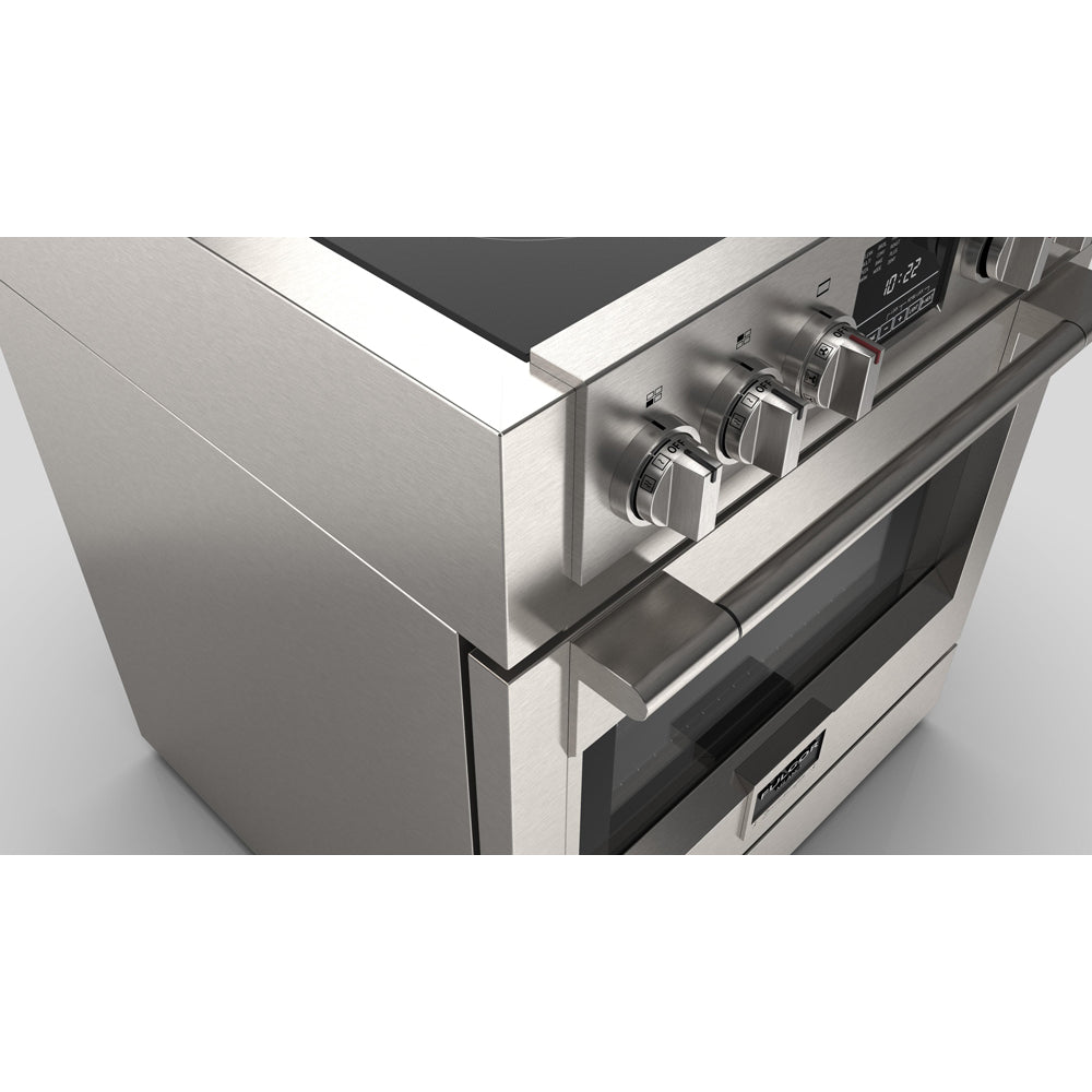 Fulgor Milano 30 in. 600 Series All Electric Induction Range in Stainless Steel (F6PIR304S1)-