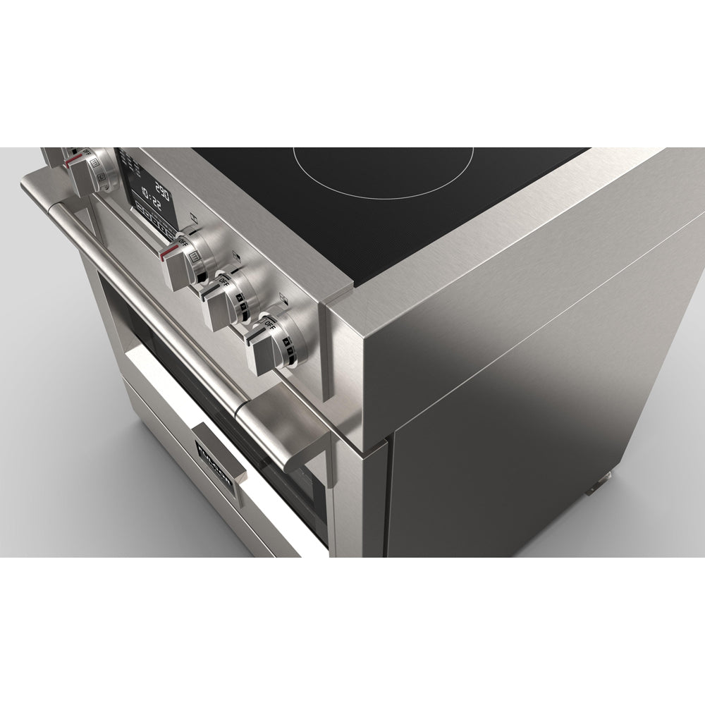 Fulgor Milano 30 in. 600 Series All Electric Induction Range in Stainless Steel (F6PIR304S1)-