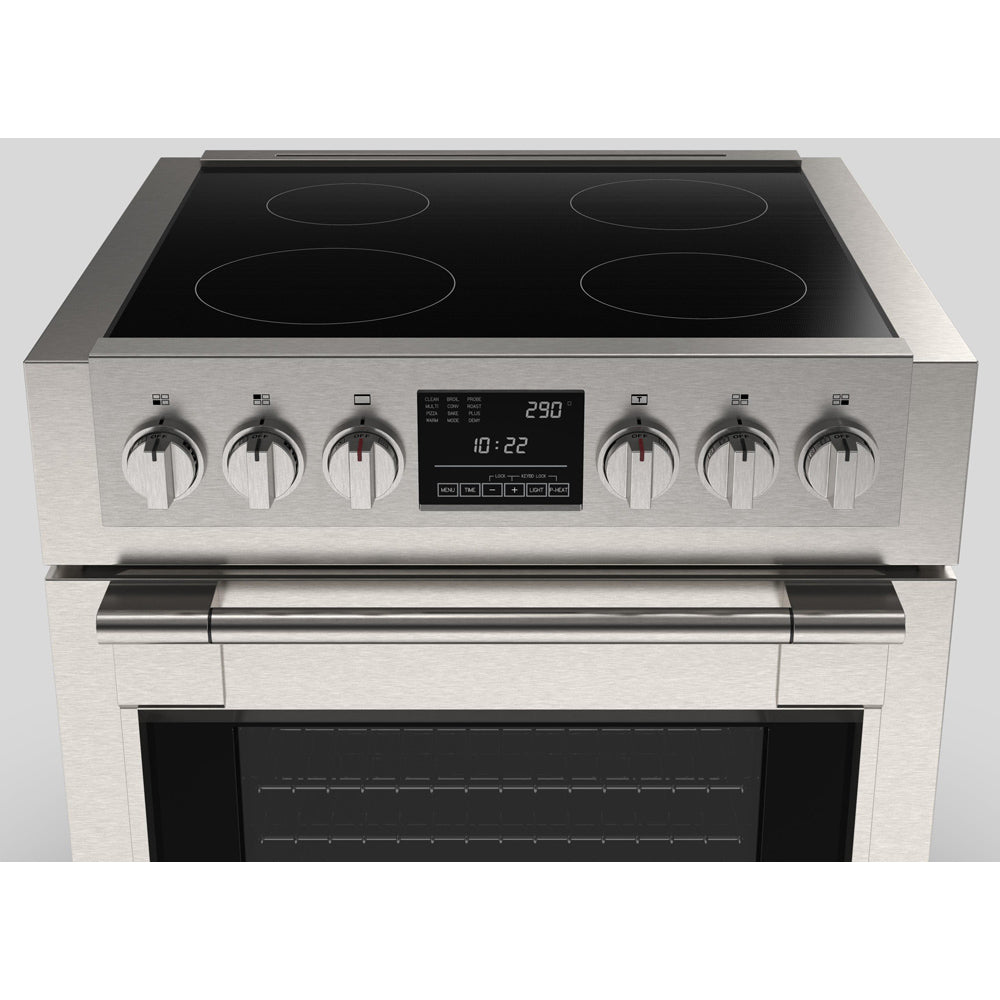 Fulgor Milano 30 in. 600 Series All Electric Induction Range in Stainless Steel (F6PIR304S1)-