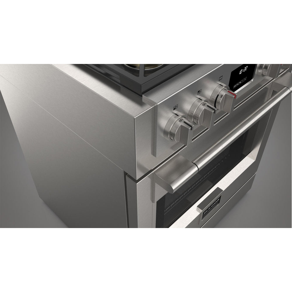 Fulgor Milano 30 in. 600 Series Pro All Gas Range with 4 Burners in Stainless Steel (F6PGR304S2)-