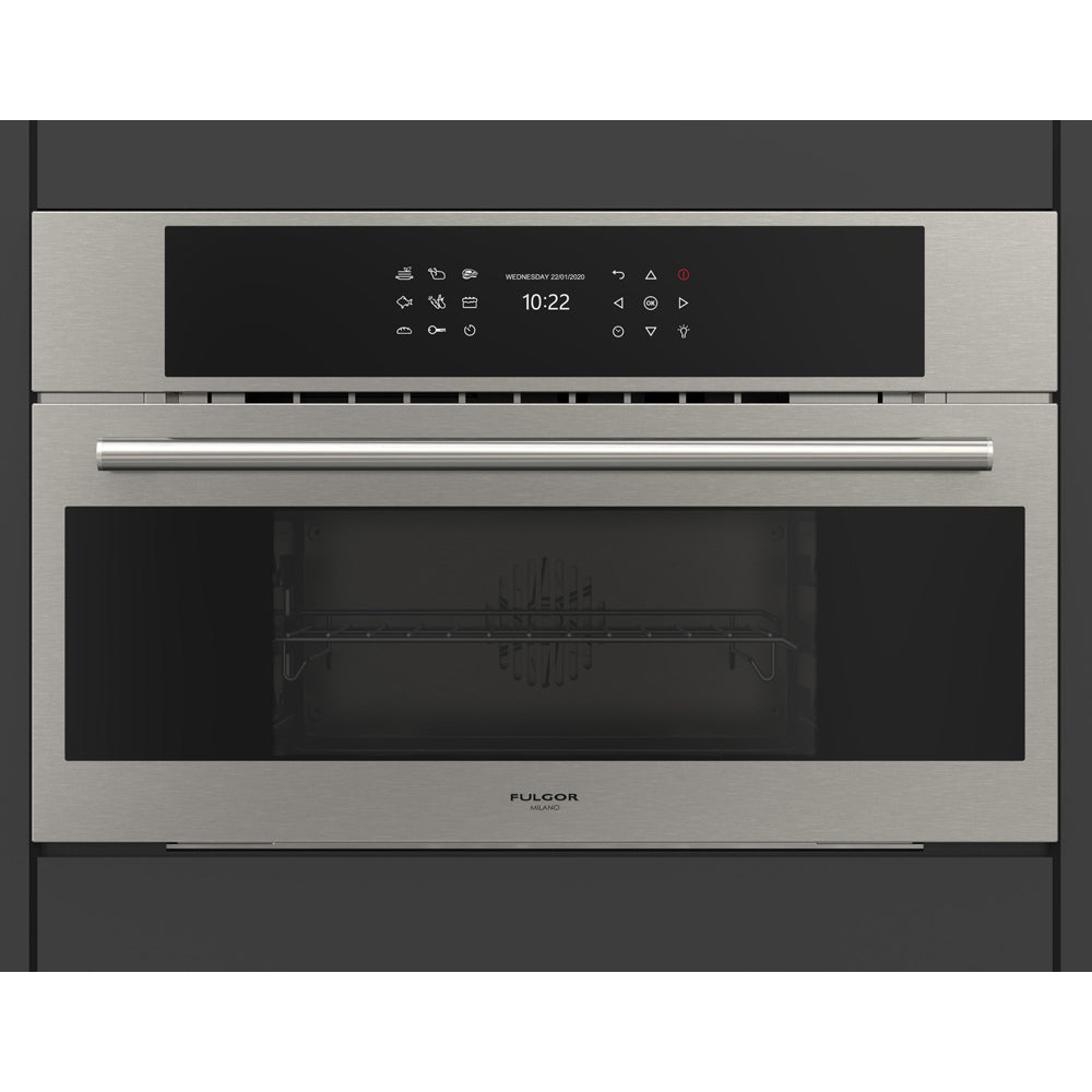 Fulgor Milano 30 in. 700 Series Combination Convection Steam Oven (F7DSCO30S1)-