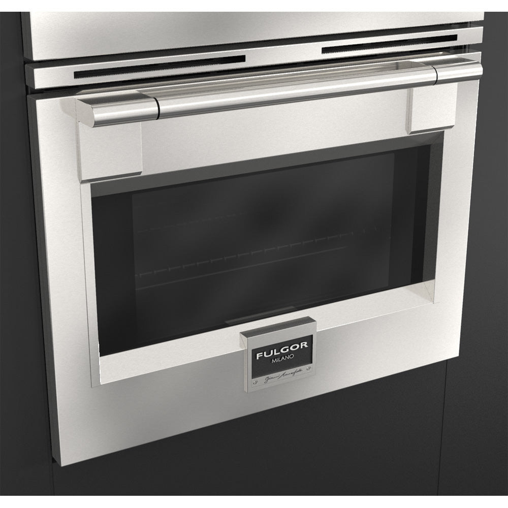 Fulgor Milano 30 in. Electric Built-in Double Wall Oven in Stainless Steel (F6PDP30S1)-