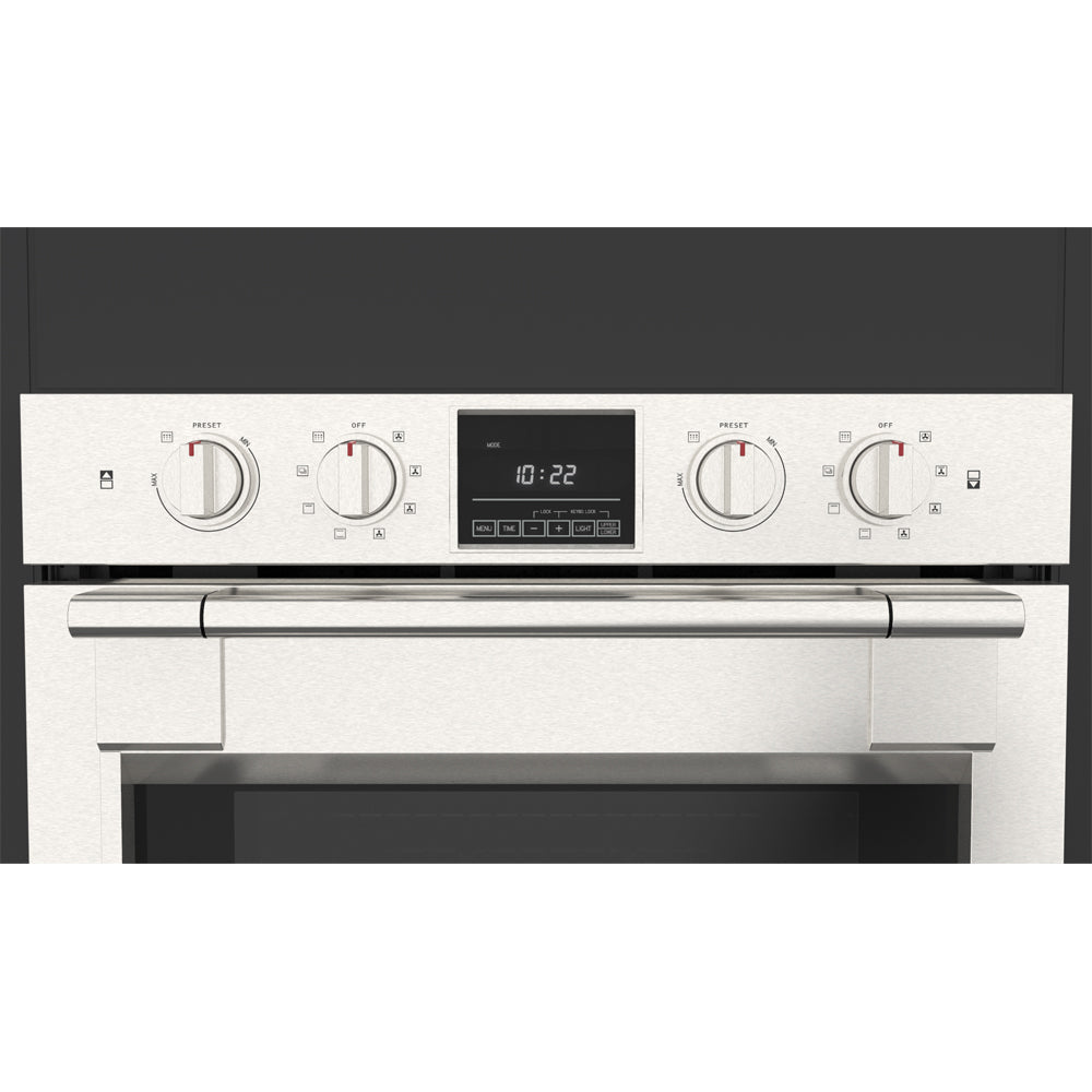 Fulgor Milano 30 in. Electric Built-in Double Wall Oven in Stainless Steel (F6PDP30S1)-