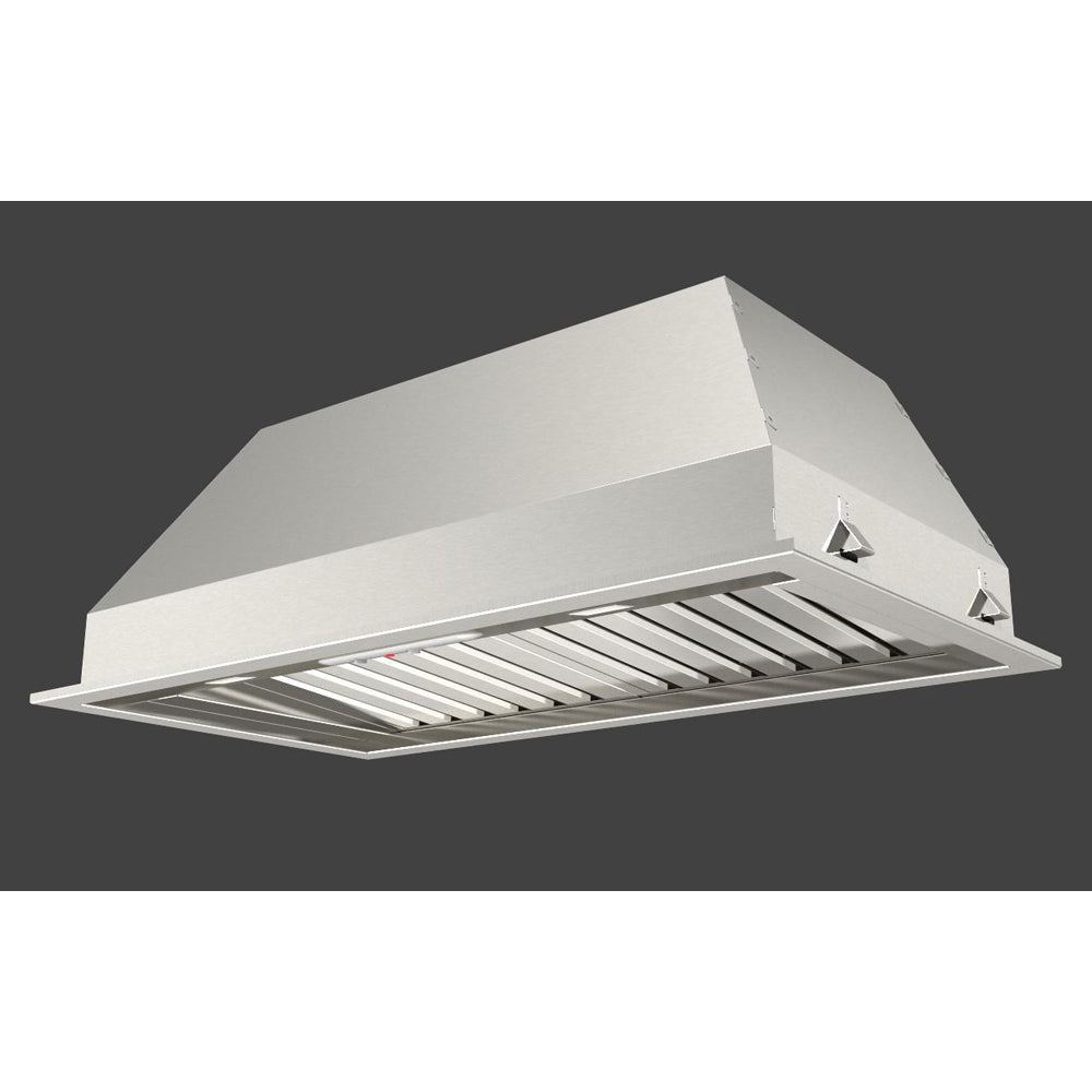 Fulgor Milano 34 in. 600 CFM Professional Range Hood Insert in Stainless Steel (F6BP34S1)-