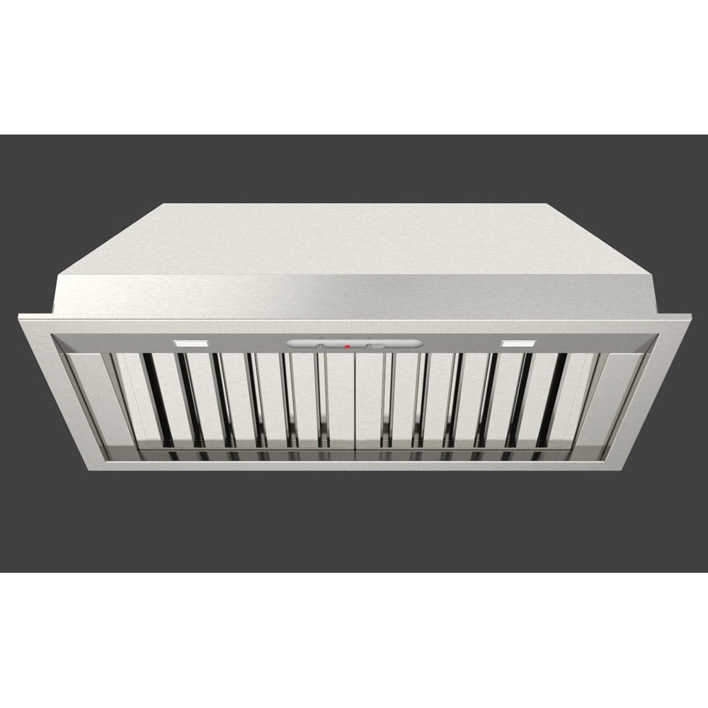 Fulgor Milano 34 in. 600 CFM Professional Range Hood Insert in Stainless Steel (F6BP34S1)-