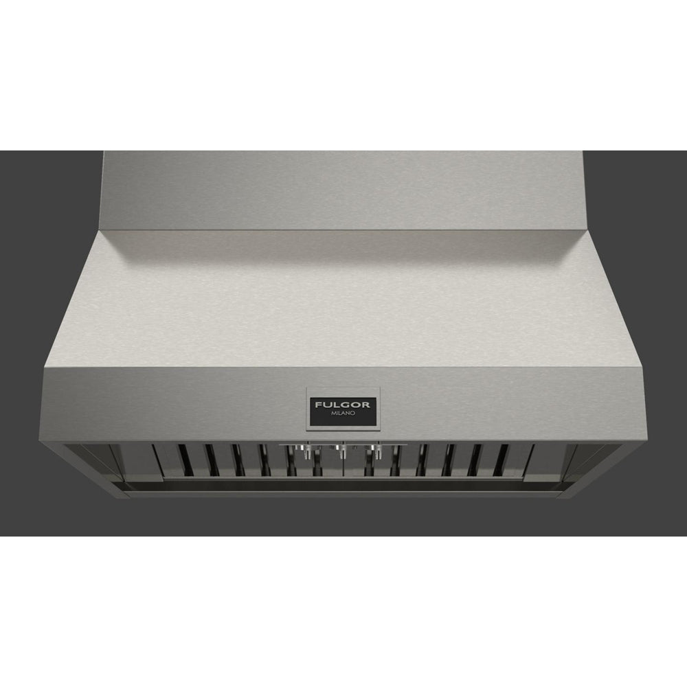 Fulgor Milano 36 in. 1000 CFM Professional Under Cabinet Range Hood with Knob Control in Stainless Steel (F6PH36DS1)-