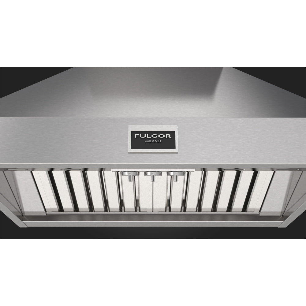 Fulgor Milano 36 in. 1000 CFM Professional Wall Mount Range Hood in Stainless Steel (F6PC36DS1)-