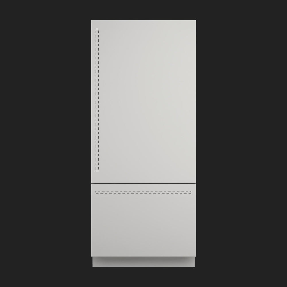 Fulgor Milano 36 in. 14.7 cu. ft. Built-In Refrigerator with Panel Ready Door and Door Hinge Options (F7IBM36O1)-Right Hinge