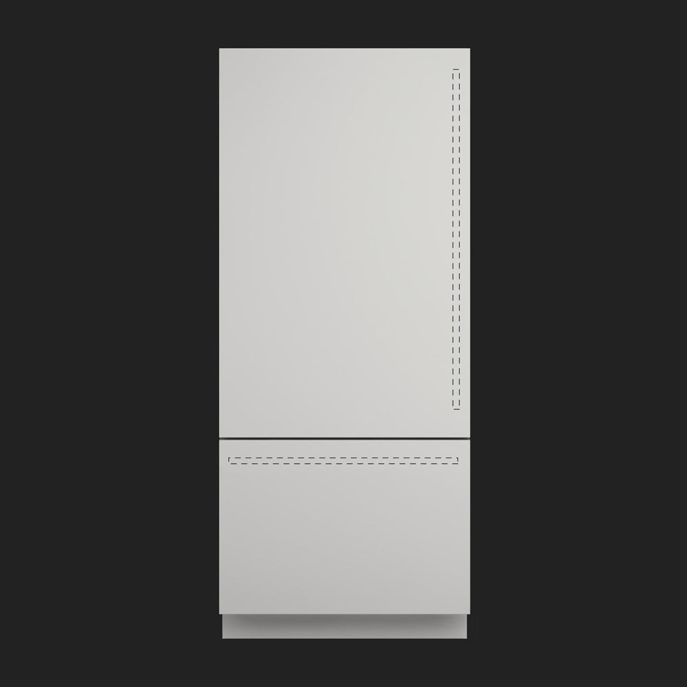 Fulgor Milano 36 in. 14.7 cu. ft. Built-In Refrigerator with Panel Ready Door and Door Hinge Options (F7IBM36O1)-Left Hinge