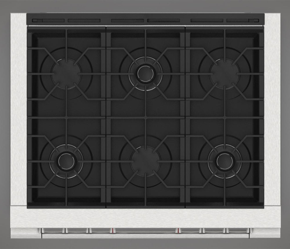 Fulgor Milano 36 in. 400 Series Accento All Gas Range in Stainless Steel (F4PGR366S2)-