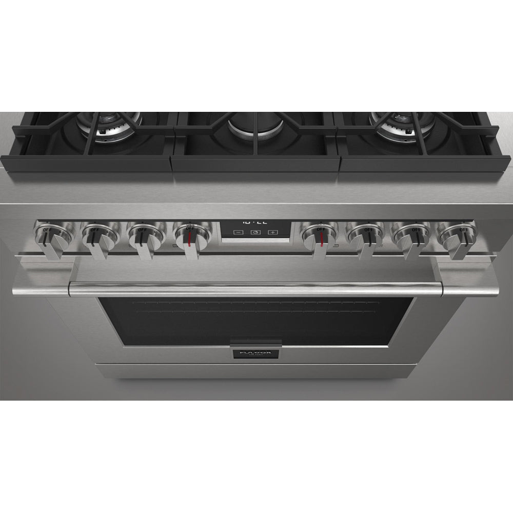 Fulgor Milano 36 in. 400 Series Accento All Gas Range in Stainless Steel (F4PGR366S2)-