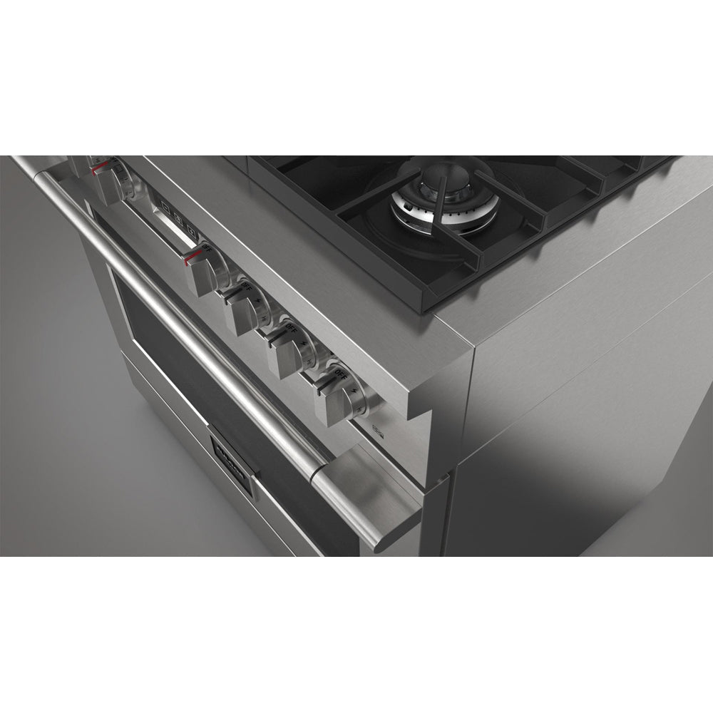 Fulgor Milano 36 in. 400 Series Accento All Gas Range in Stainless Steel (F4PGR366S2)-