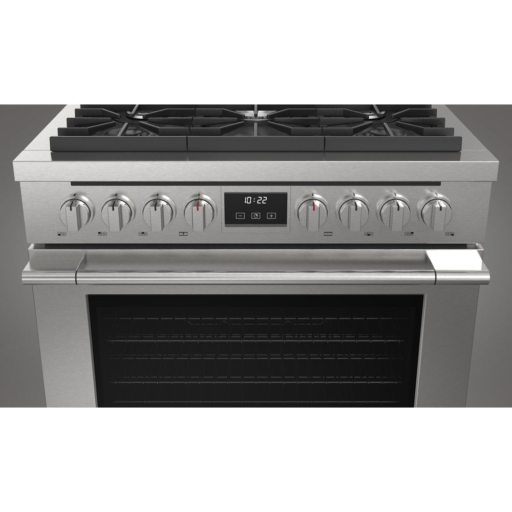 Fulgor Milano 36 in. 400 Series Accento All Gas Range in Stainless Steel (F4PGR366S2)-