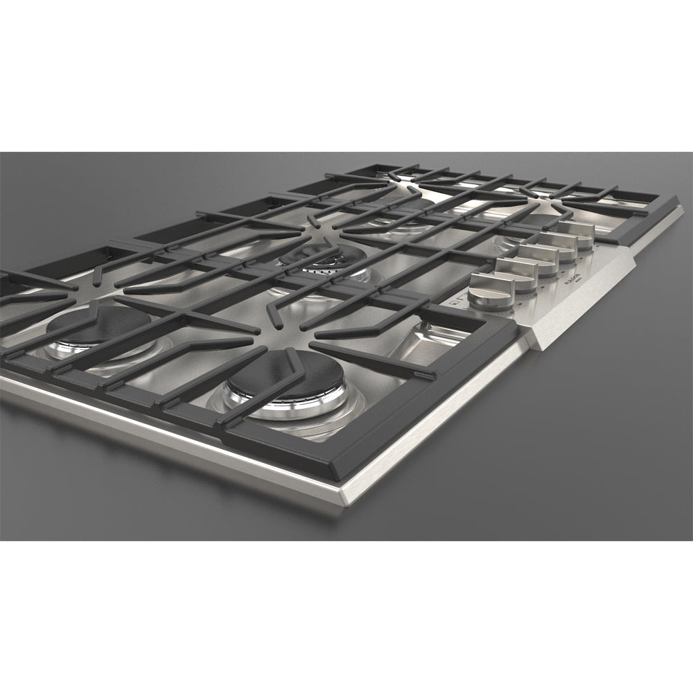 Fulgor Milano 36 in. 400 Series Gas Cooktop with 5 Burners in Stainless Steel (F4PGK365S1)-