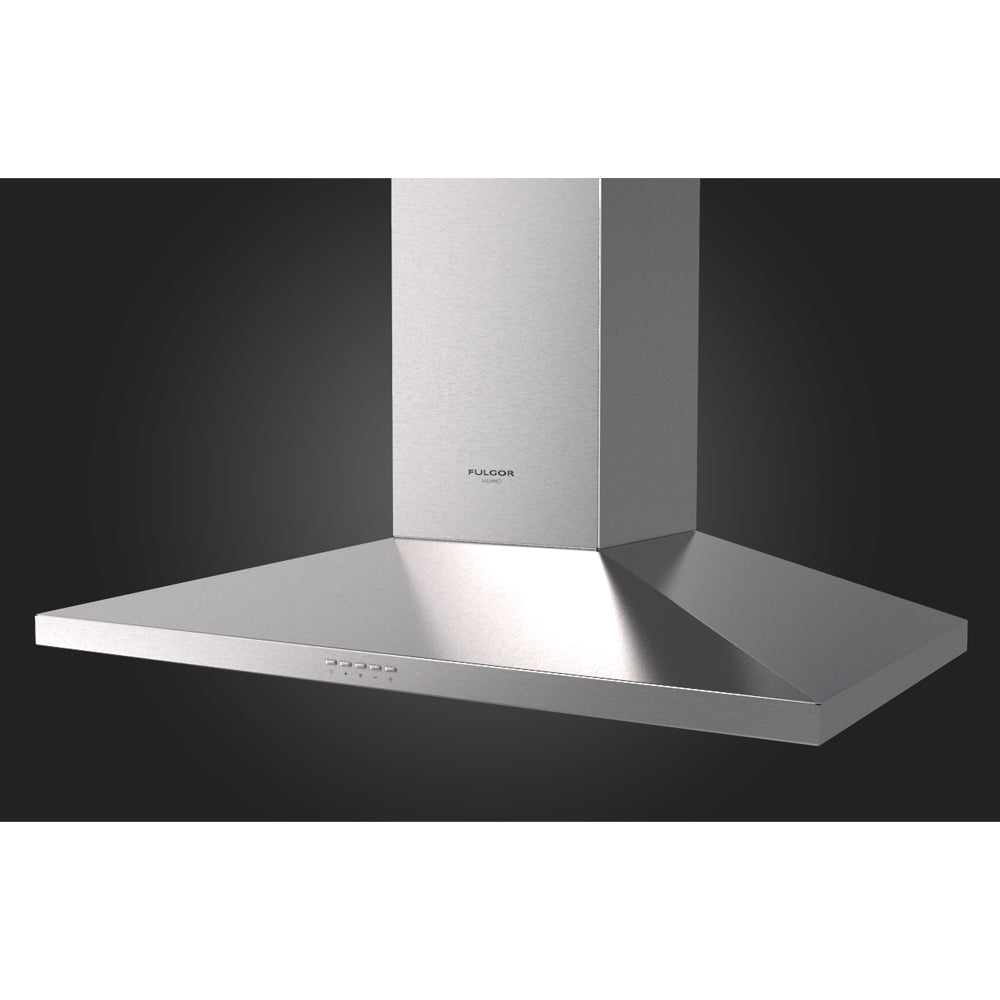 Fulgor Milano 36 in. 600 CFM Wall Mount Range Hood in Stainless Steel (F4CW36S1)-