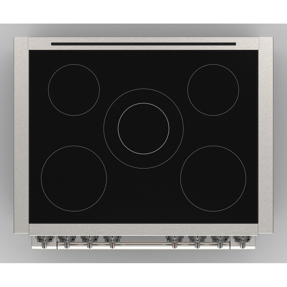 Fulgor Milano 36 in. 600 Series All Electric Induction Range in Stainless Steel (F6PIR365S1)-