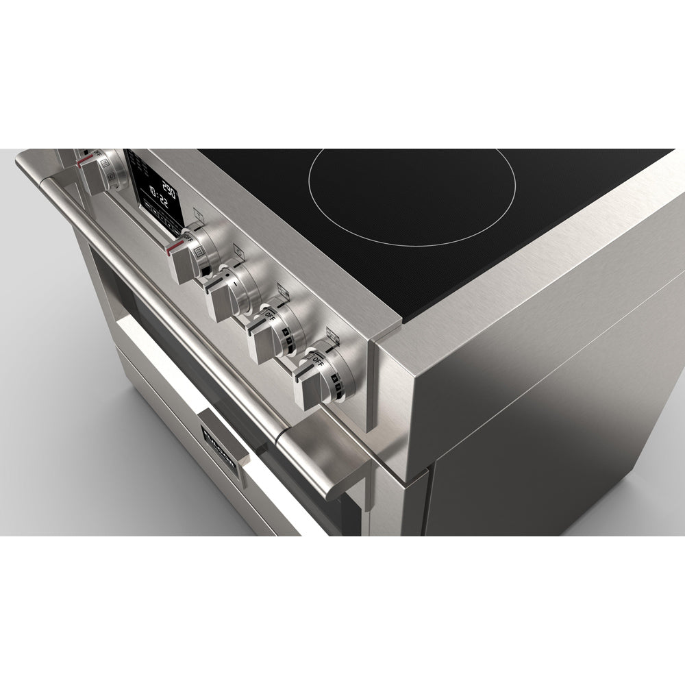 Fulgor Milano 36 in. 600 Series All Electric Induction Range in Stainless Steel (F6PIR365S1)-