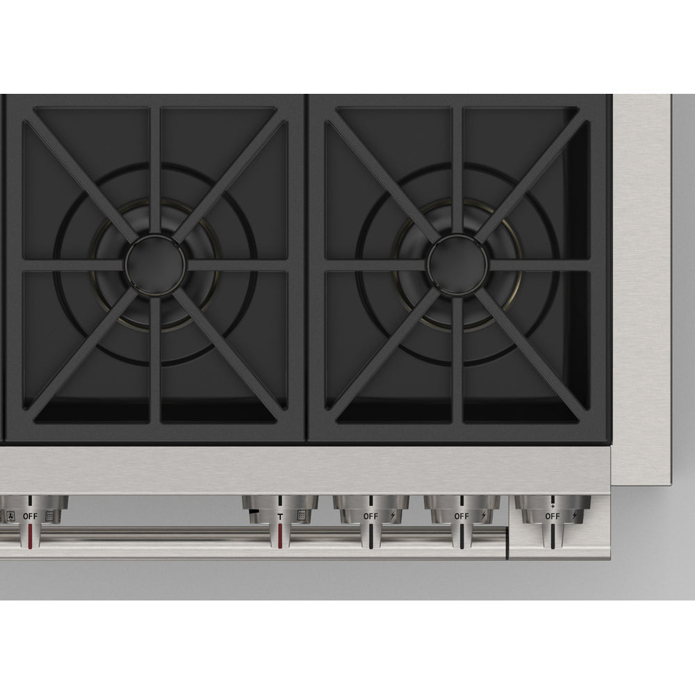 Fulgor Milano 36 in. 600 Series Dual Fuel Range with 6 Burners in Stainless Steel (F6PDF366S1)-