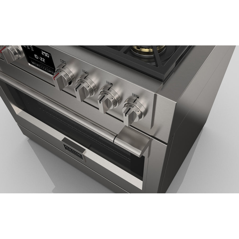 Fulgor Milano 36 in. 600 Series Dual Fuel Range with 6 Burners in Stainless Steel (F6PDF366S1)-