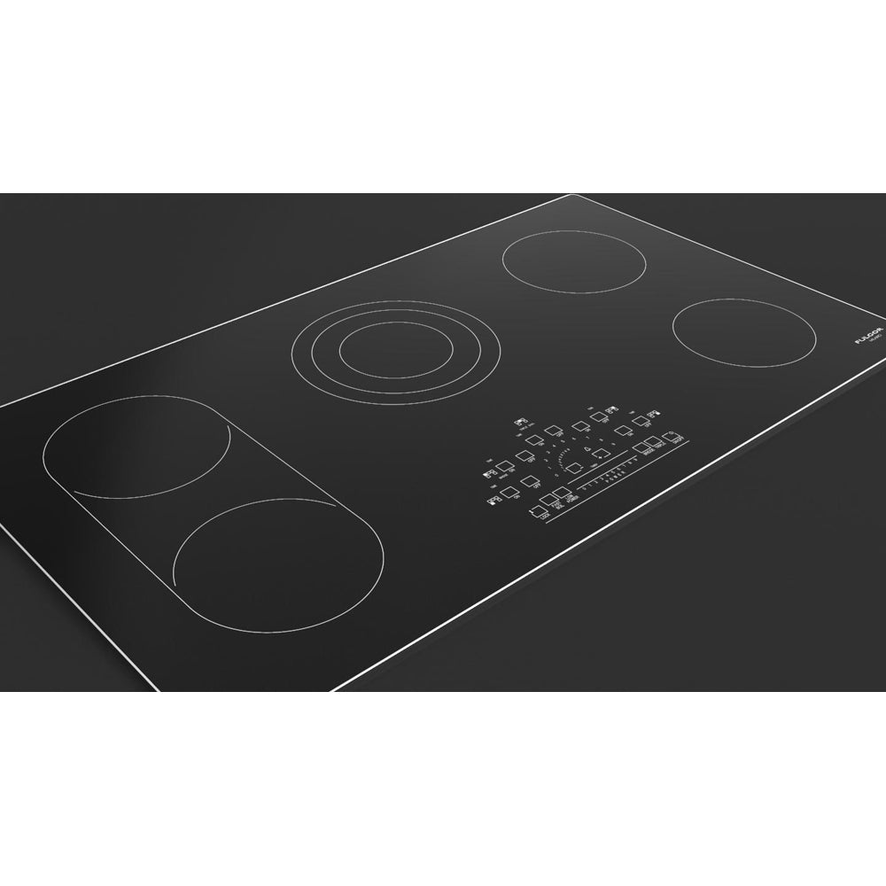 Fulgor Milano 36 in. 600 Series Electric Cooktop with 5 Burners and Glass Ceramic Cooktop in Stainless Steel (F6RT36S2)-