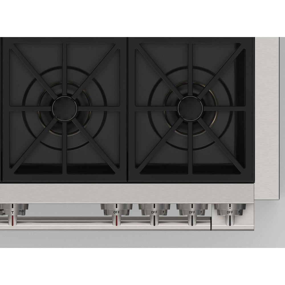 Fulgor Milano 36 in. 600 Series Pro All Gas Range with 6 Burners in Stainless Steel (F6PGR366S2)-