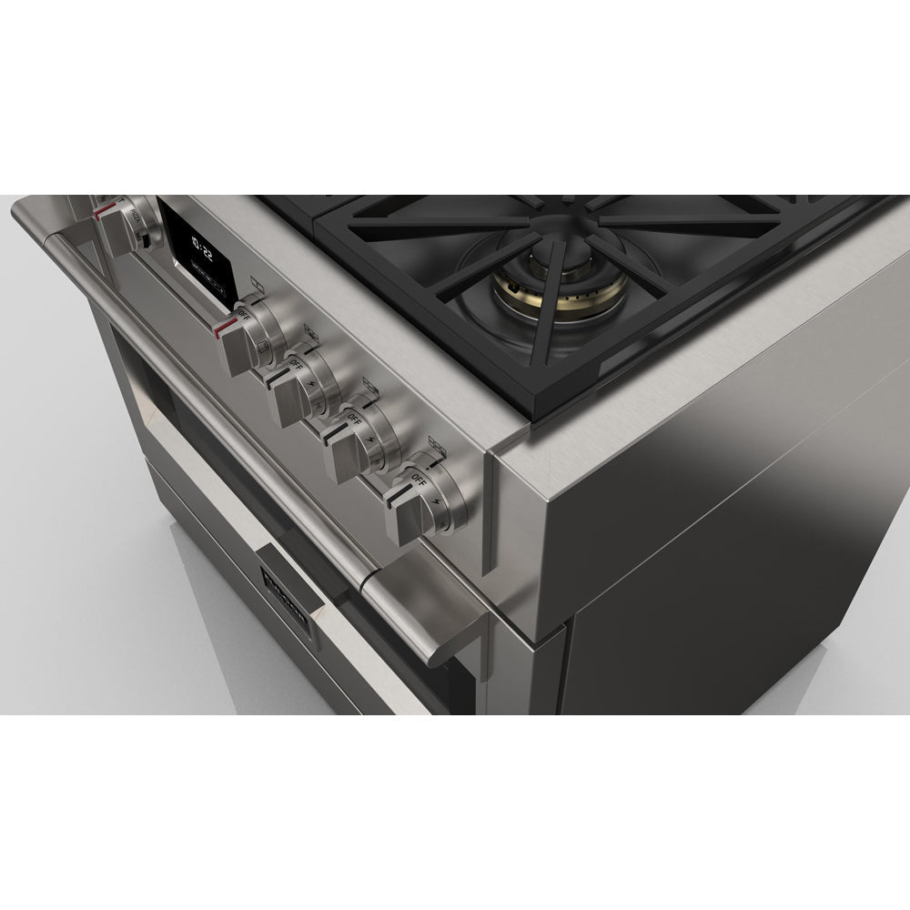 Fulgor Milano 36 in. 600 Series Pro All Gas Range with 6 Burners in Stainless Steel (F6PGR366S2)-