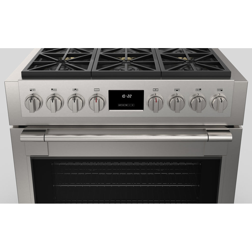 Fulgor Milano 36 in. 600 Series Pro All Gas Range with 6 Burners in Stainless Steel (F6PGR366S2)-