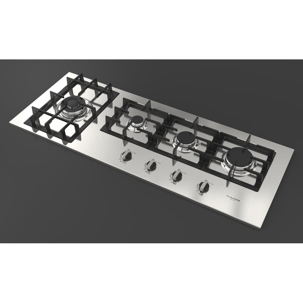 Fulgor Milano 42 in. 400 Series Gas Cooktop with 4 Burners in Stainless Steel (F4GK42S1)-