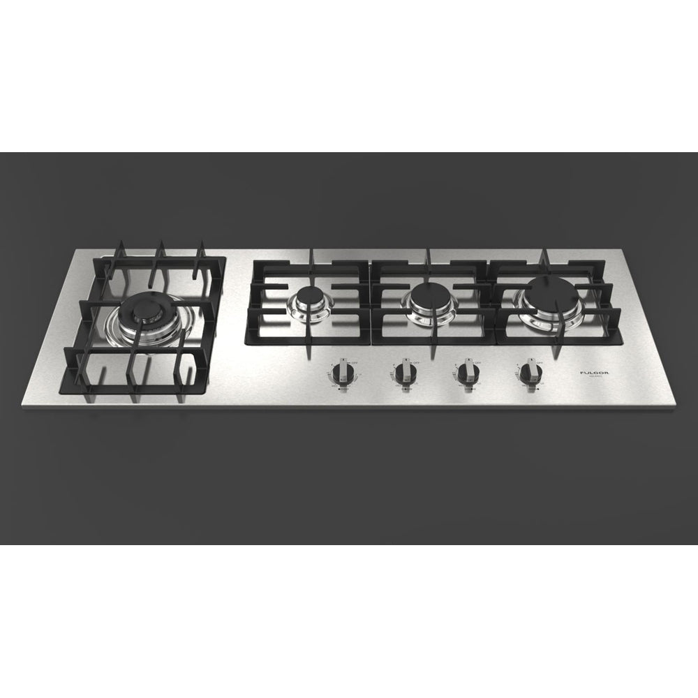 Fulgor Milano 42 in. 400 Series Gas Cooktop with 4 Burners in Stainless Steel (F4GK42S1)-
