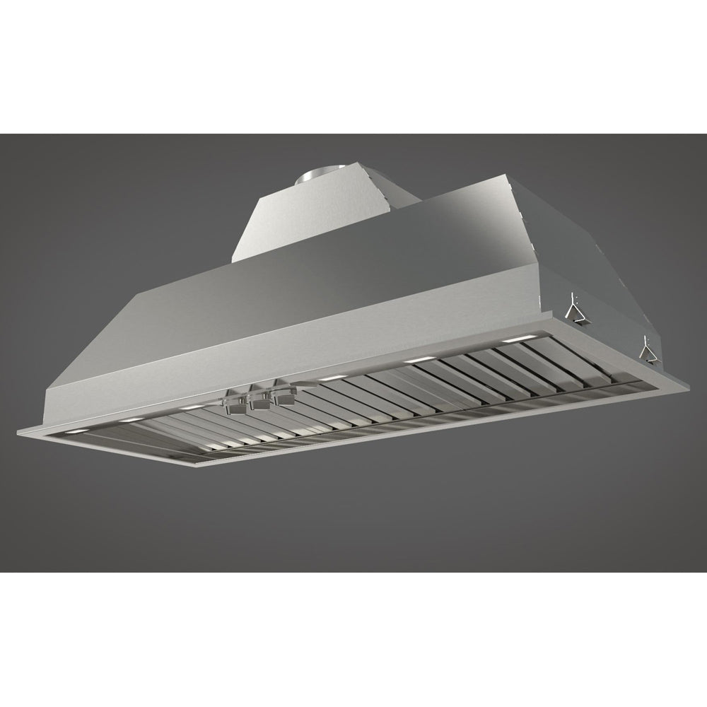 Fulgor Milano 46 in. 600 CFM Professional Range Hood Insert in Stainless Steel (F6BP46DS1)-