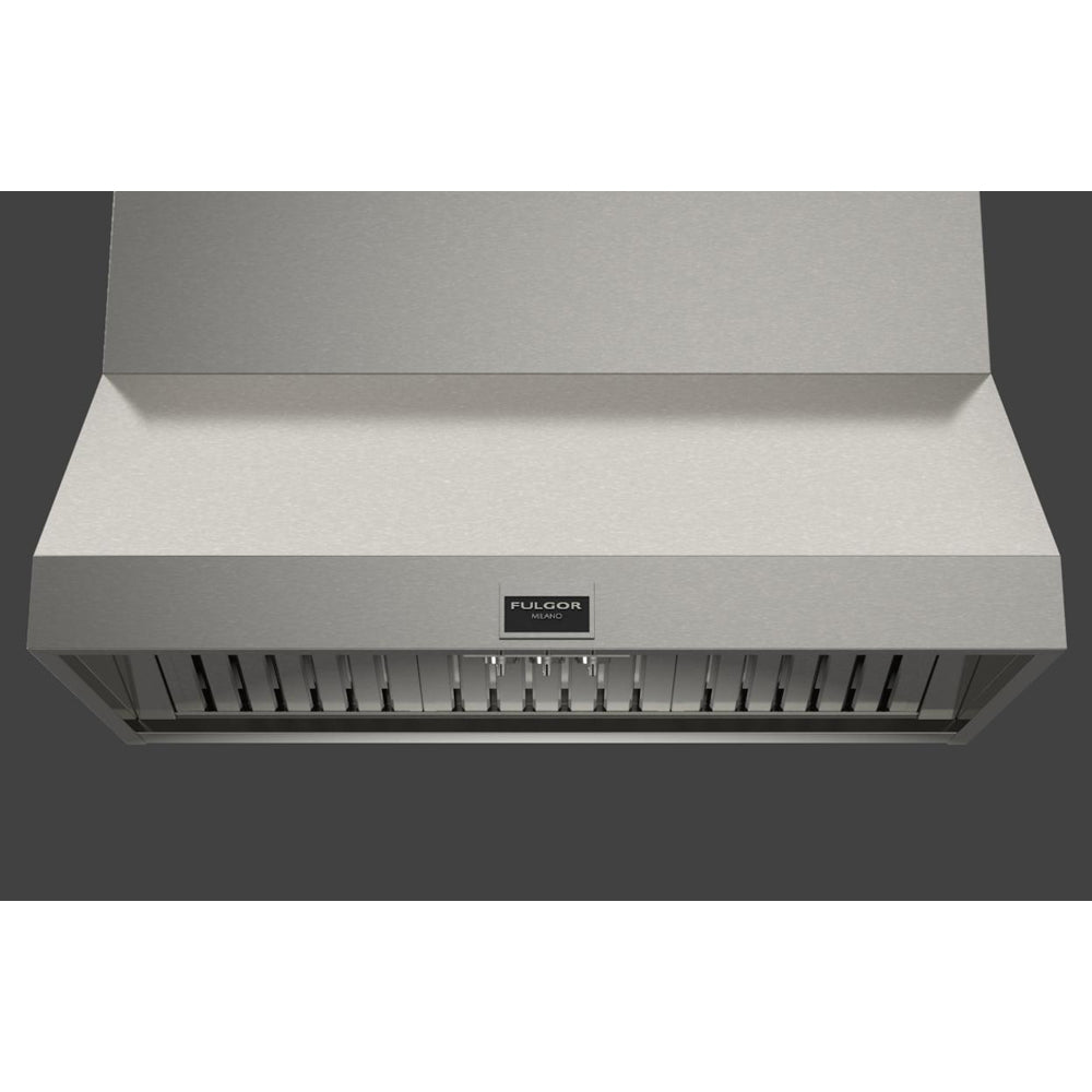 Fulgor Milano 48 in. 1000 CFM Professional Under Cabinet Range Hood with Knob Control in Stainless Steel (F6PH48DS1)-